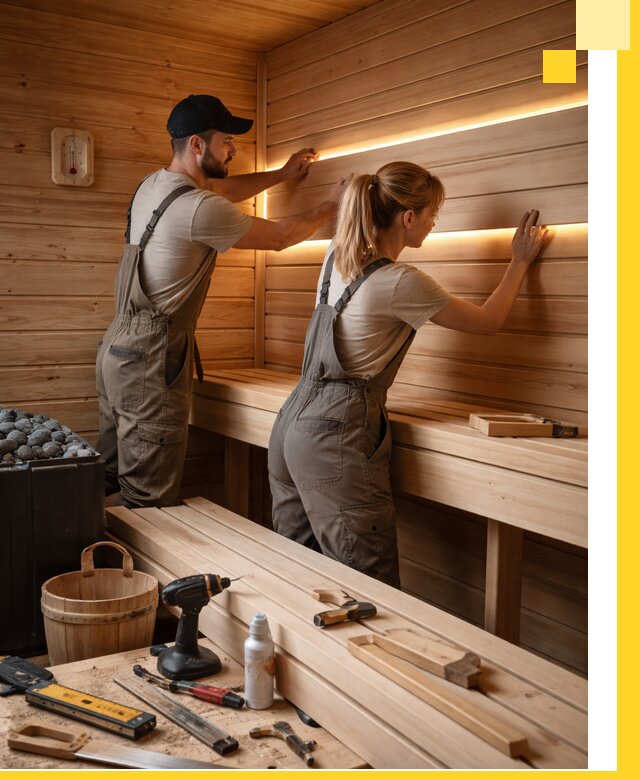 Дизайн саун и бань под ключ с индивидуальным проектом в Кронштадте