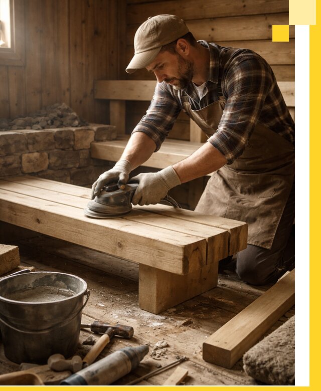 Ремонт бань под ключ в Кронштадте с гарантией качества и сроков