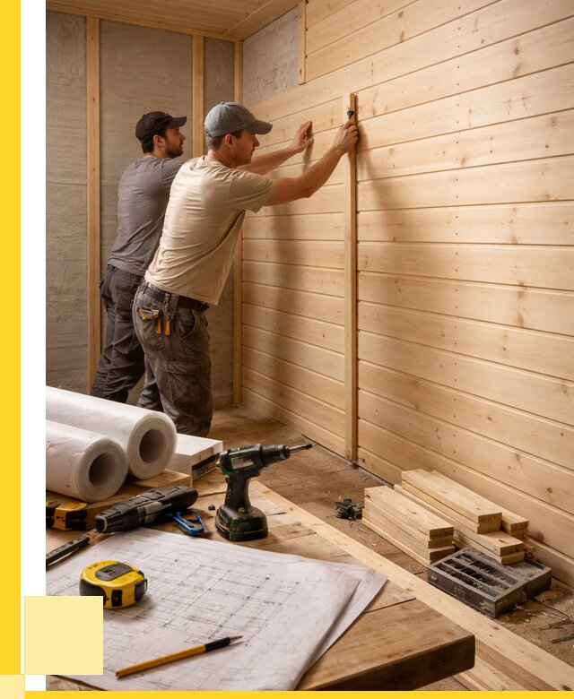 Обшивка бани вагонкой в Кронштадте от 1252 р., ЭриданКрн