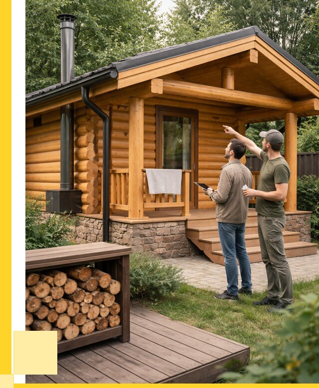 Бани для дачи под ключ в Кронштадте от 260850 р. | ЭриданКрн