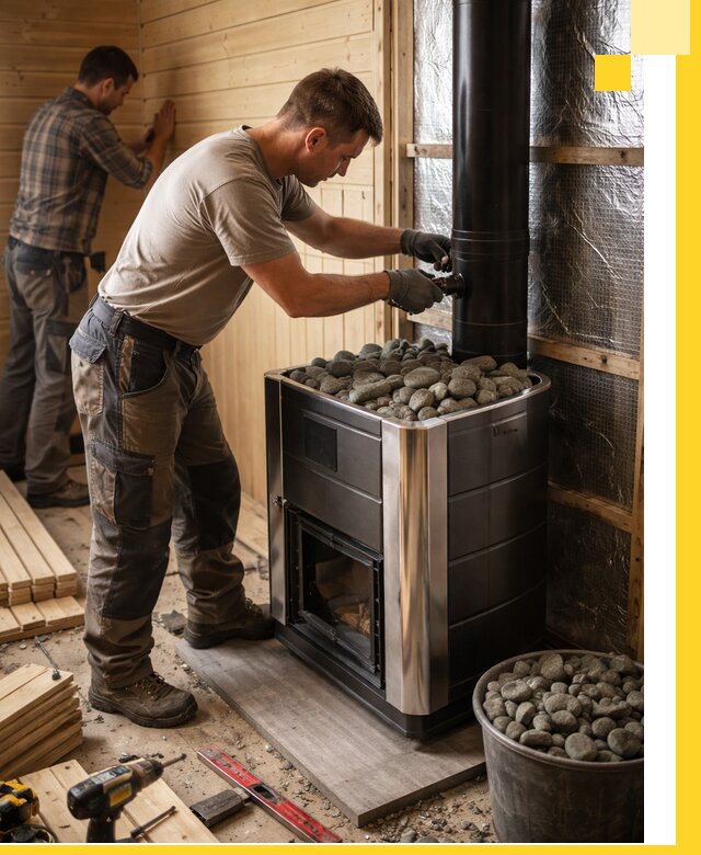 Проектирование и строительство парилок для бани в Кронштадте под ключ