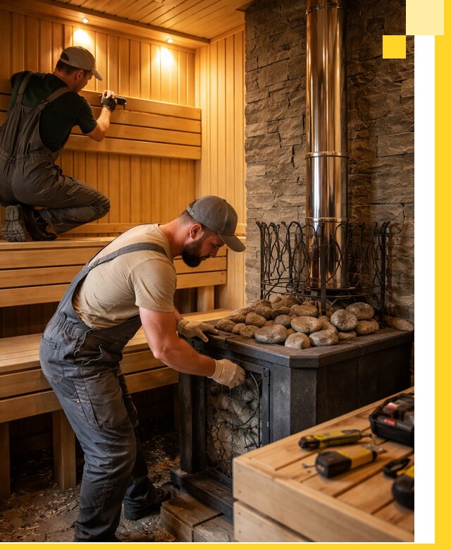 Комплексный дизайн бань, саун и зон отдыха в Кронштадте