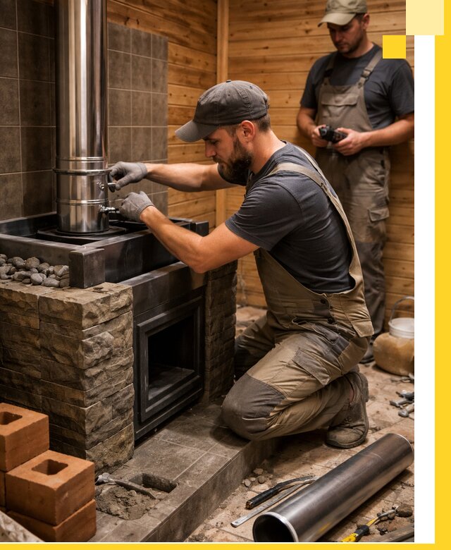 Изготовление и установка банных печей под ключ в Кронштадте