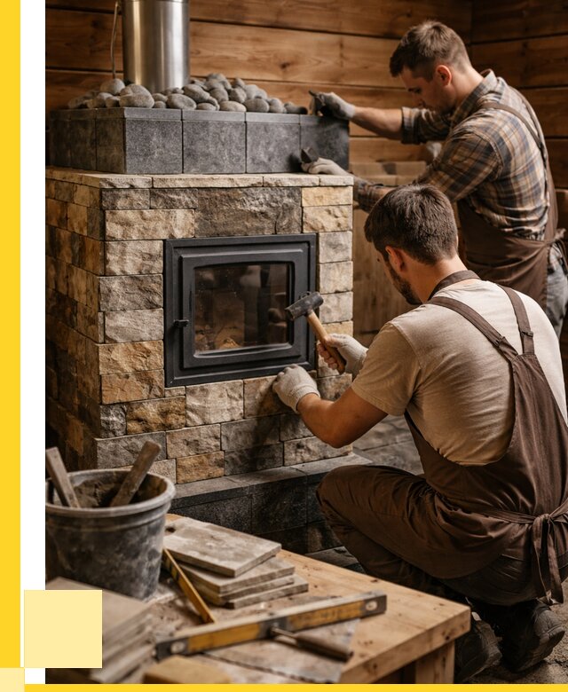 Облицовка банной печи в Кронштадте от 15651 р. | ЭриданКрн