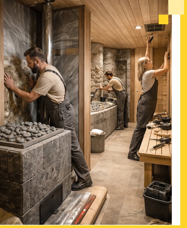 Строительство бань и SPA процедур в Кронштадте под ключ и отделкой