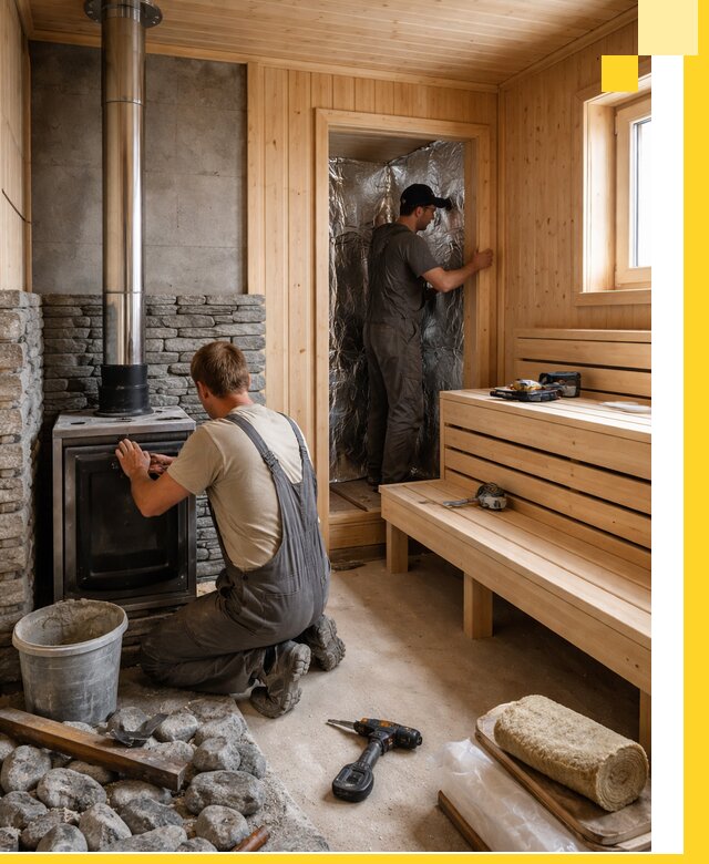 Строительство и изготовление бань под ключ в Кронштадте