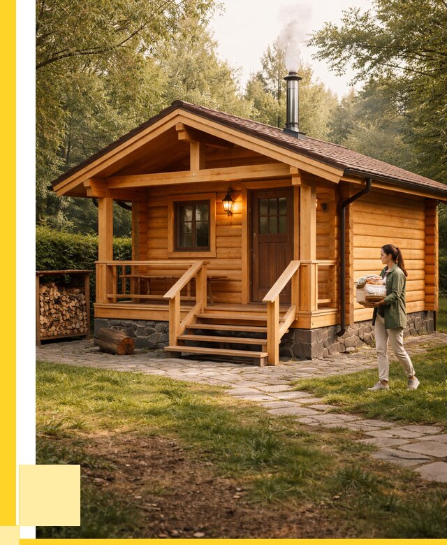 Купить баню под ключ в Кронштадте от 678210 р. | ЭриданКрн