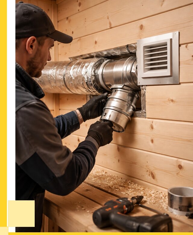 Монтаж вентиляции бани в Кронштадте от 12521 р. | ЭриданКрн