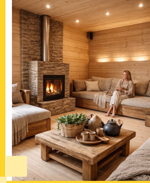 Проект бани с комнатой отдыха в Кронштадте от 36519 р. | ЭриданКрн