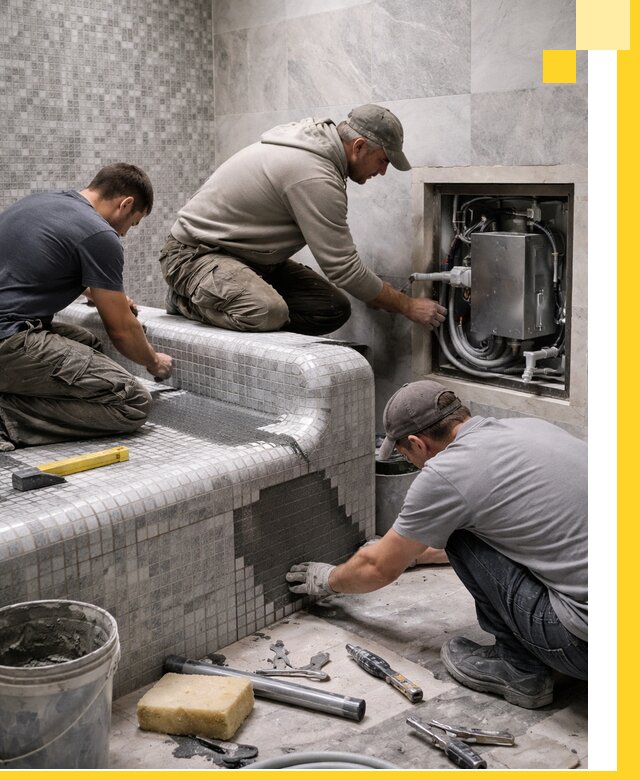 Проекты хамамов под ключ в Кронштадте и дизайн и строительство