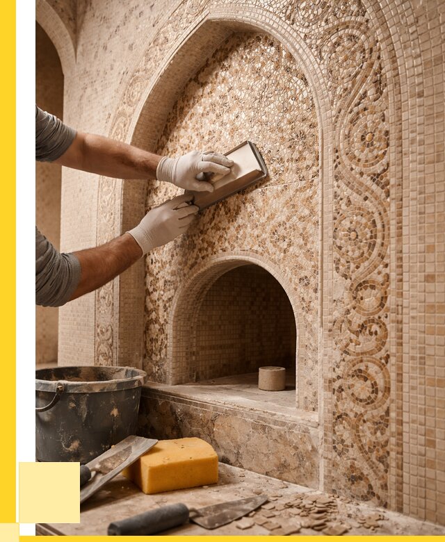 Мозаика для хамама в Кронштадте под ключ от 5217 р. | ЭриданКрн