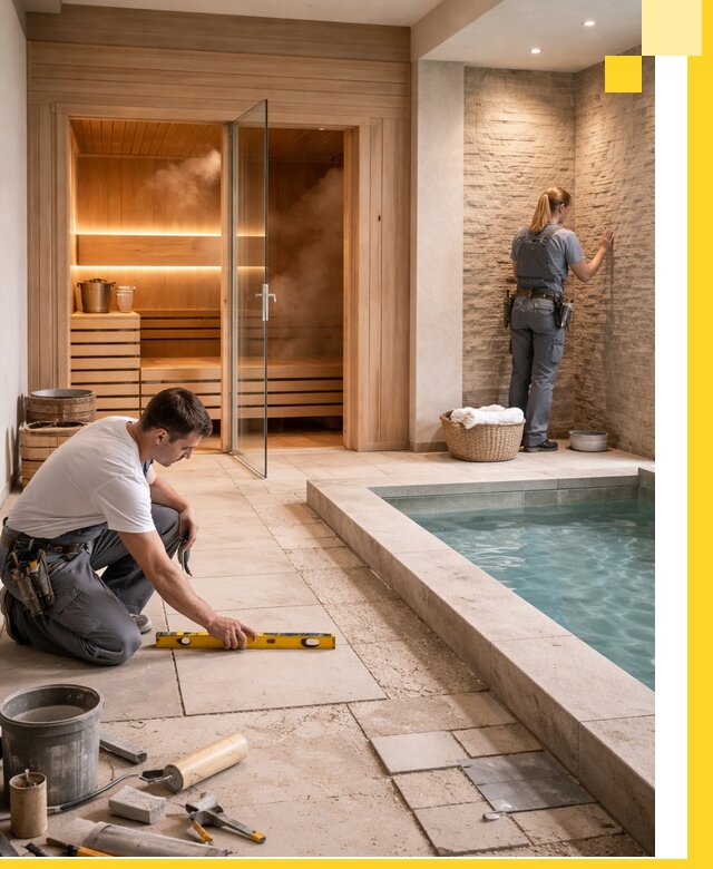 Комплексный дизайн и отделка интерьеров SPA под ключ в Кронштадте